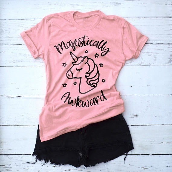 Majestically Awkward Unicorn Tee