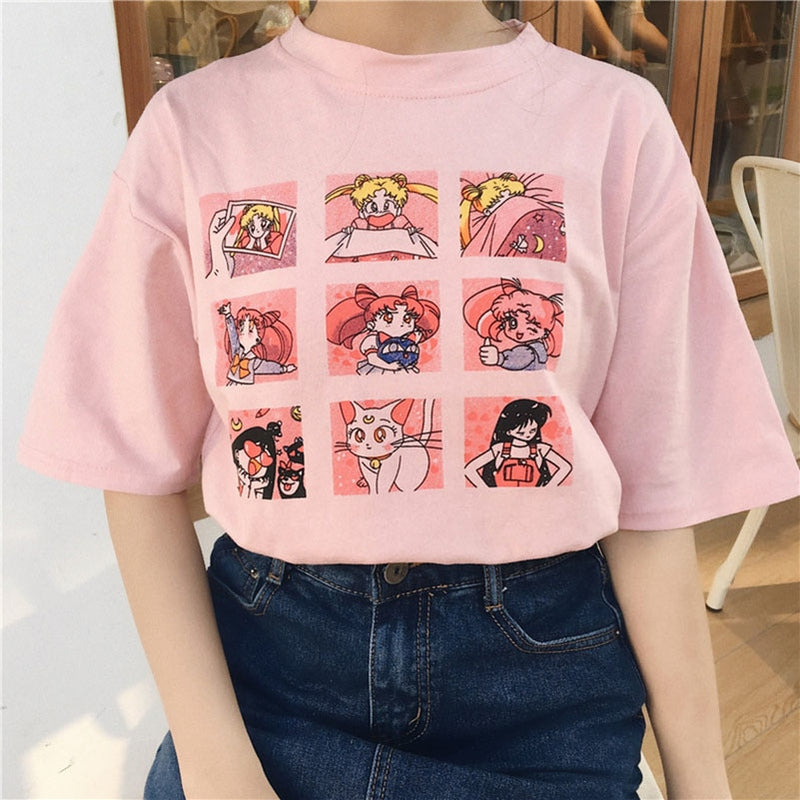 Sailor Moon Loose Sleeve Tee