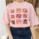 Sailor Moon Loose Sleeve Tee