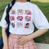 Sailor Moon Loose Sleeve Tee