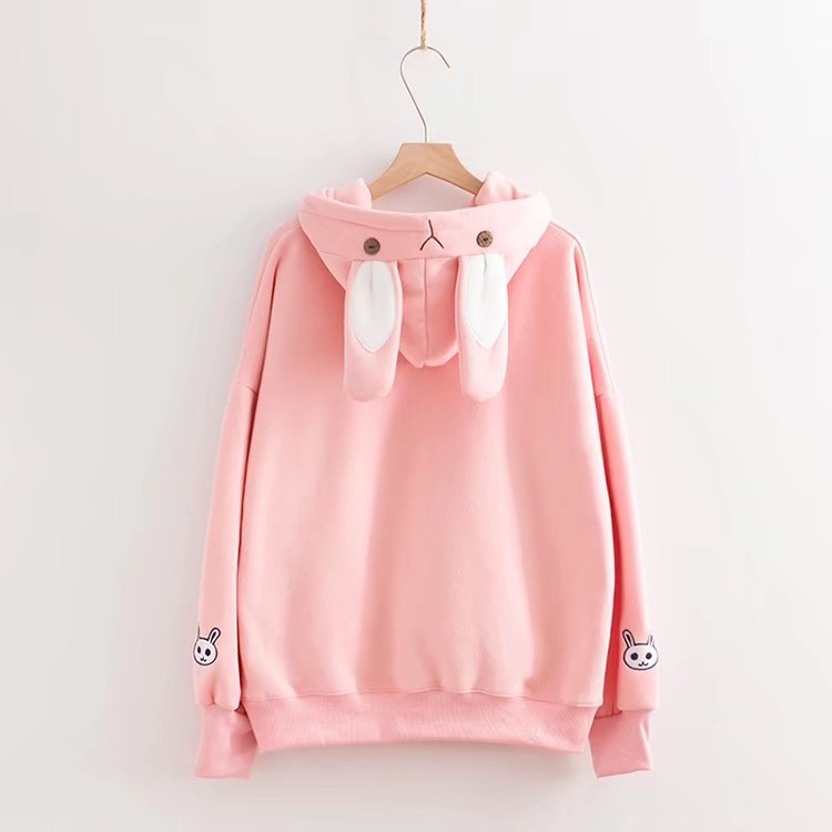 Sweet Rabbit Kawaii Loose Hoodie