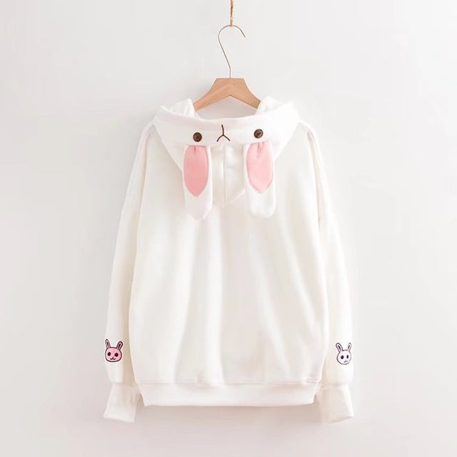Sweet Rabbit Kawaii Loose Hoodie