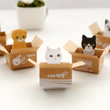 3D Kawaii Cat/Dog Box Sticky Notes
