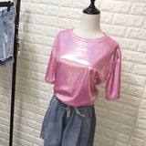Retro Kawaii Silk Club Top