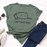 I Can't Adult Today Cute Tee (Multiple Colors)
