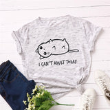 I Can't Adult Today Cute Tee (Multiple Colors)