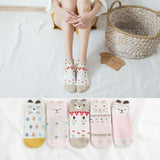 5 Pair Kawaii Cute Socks (Multiple Styles)