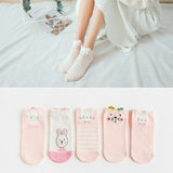5 Pair Kawaii Cute Socks (Multiple Styles)