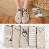 5 Pair Kawaii Cute Socks (Multiple Styles)