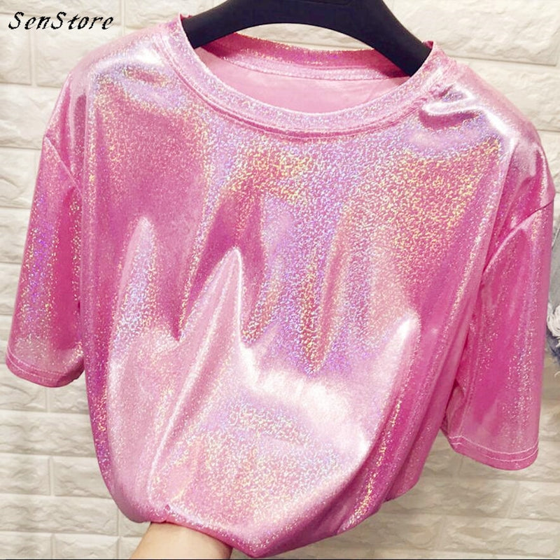 Retro Kawaii Silk Club Top