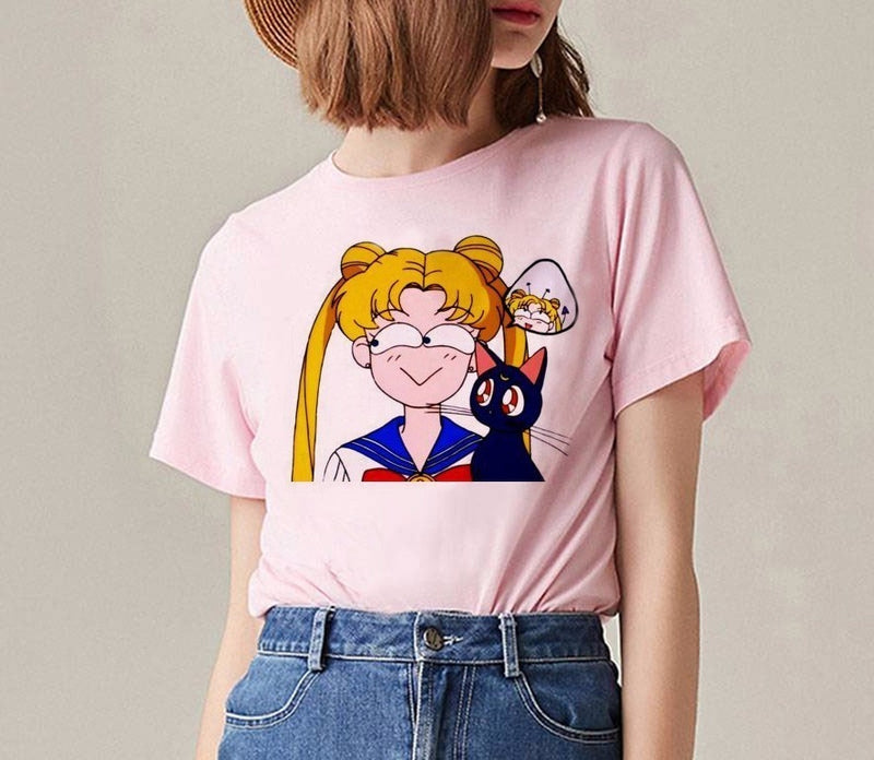Sailor Moon Kawaii Vintage Style Tees
